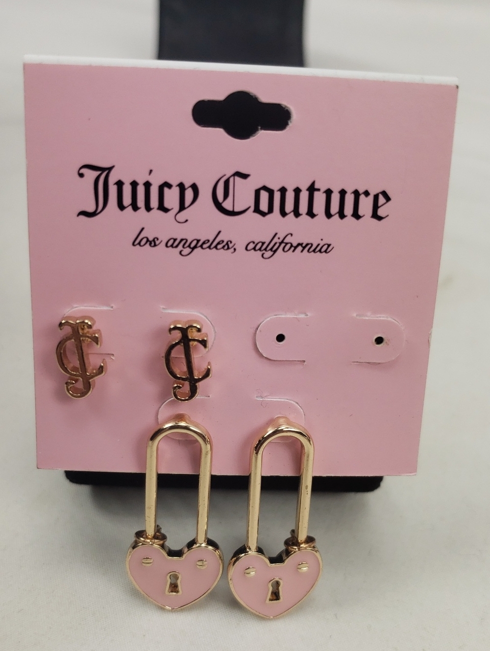 Juicy Couture Earrings 2 Pair on Card